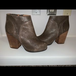 Jeffery Campbell gray/brown booties